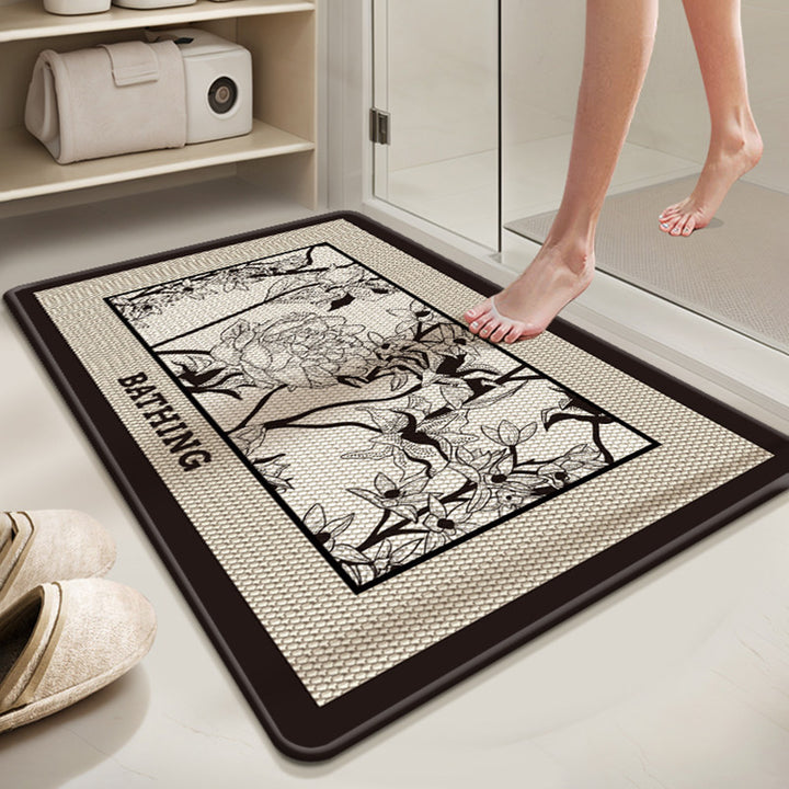 Plush Bath Mat Kalsten