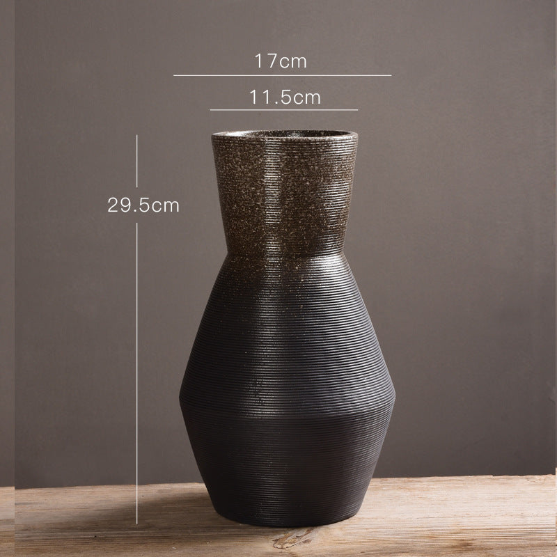Textured Statement Ceramic Vase