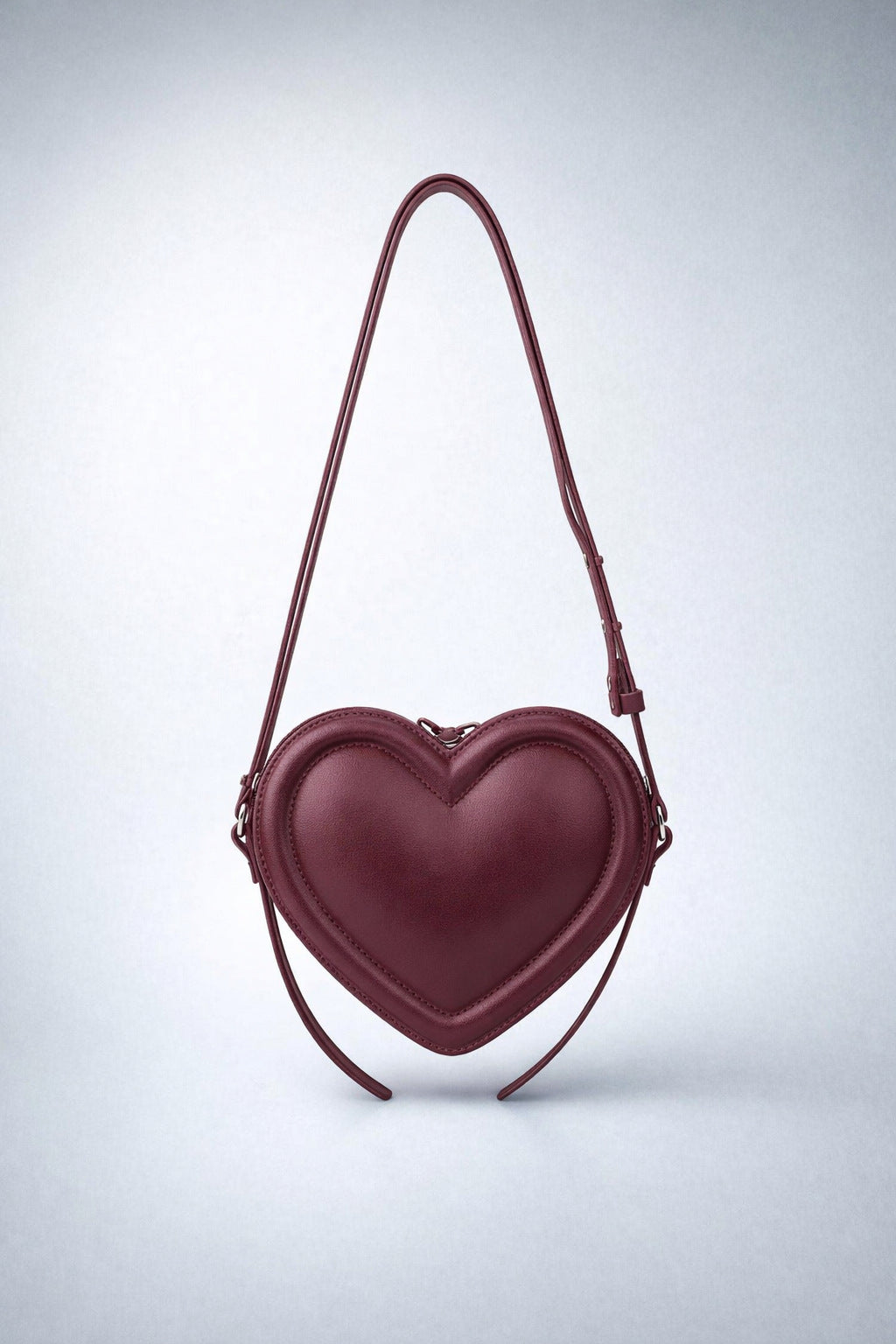 Heart-Shaped Crossbody Bag