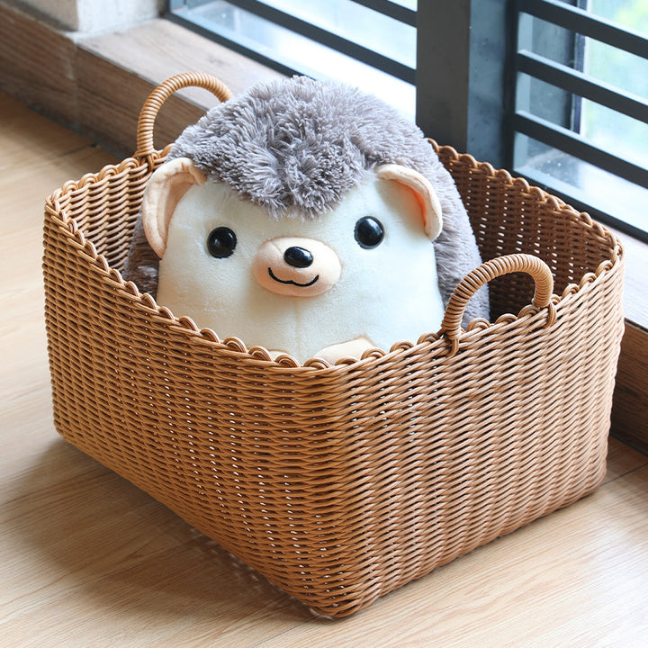 Unisex Braided Storage Basket with Practical Handle Kalsten
