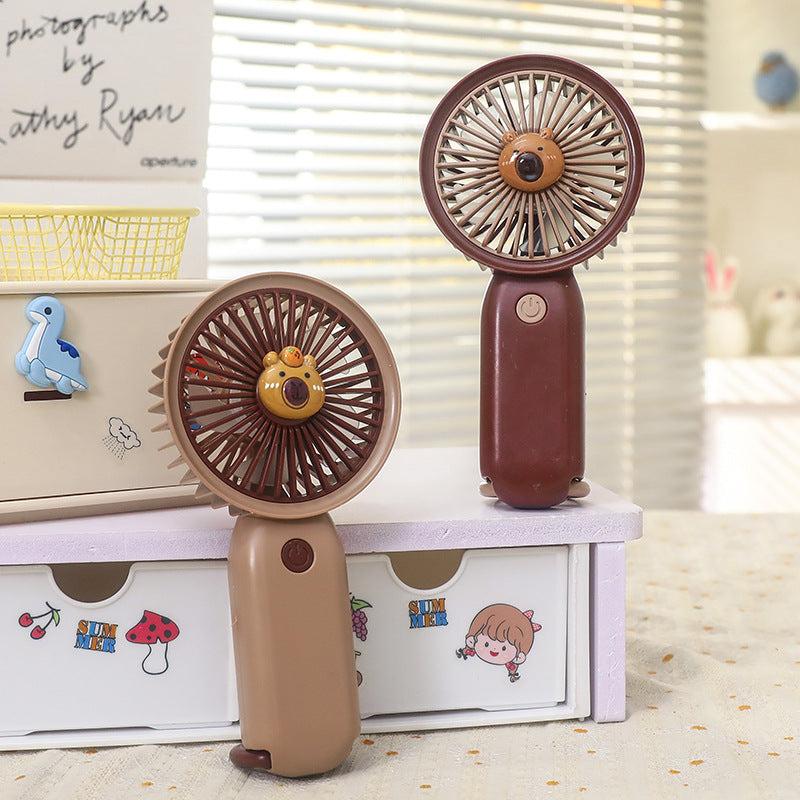 Women's Portable Hand Fan with Animal Design Kalsten