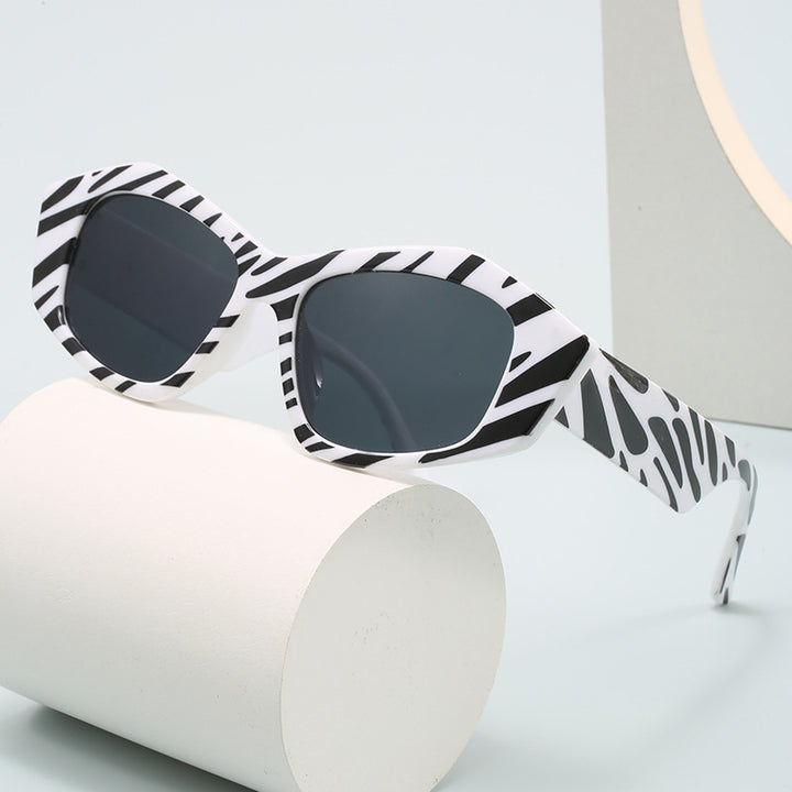 Ladies Creative Sunglasses in Exotic Leopard Pattern Kalsten