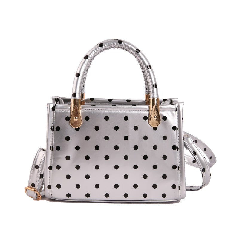 WoChic Polka Dot Handheld Satchel Bag Kalsten