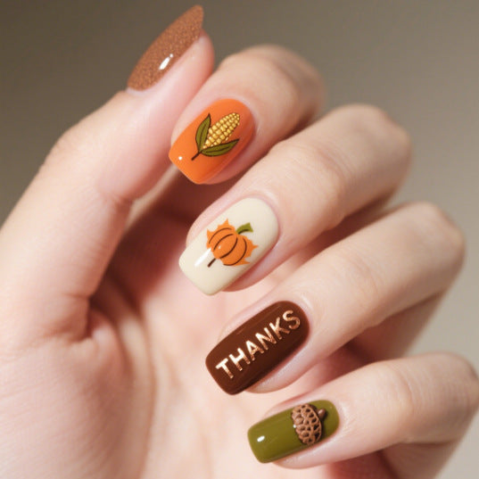 Themed Autumn Nail Art Set Kalsten