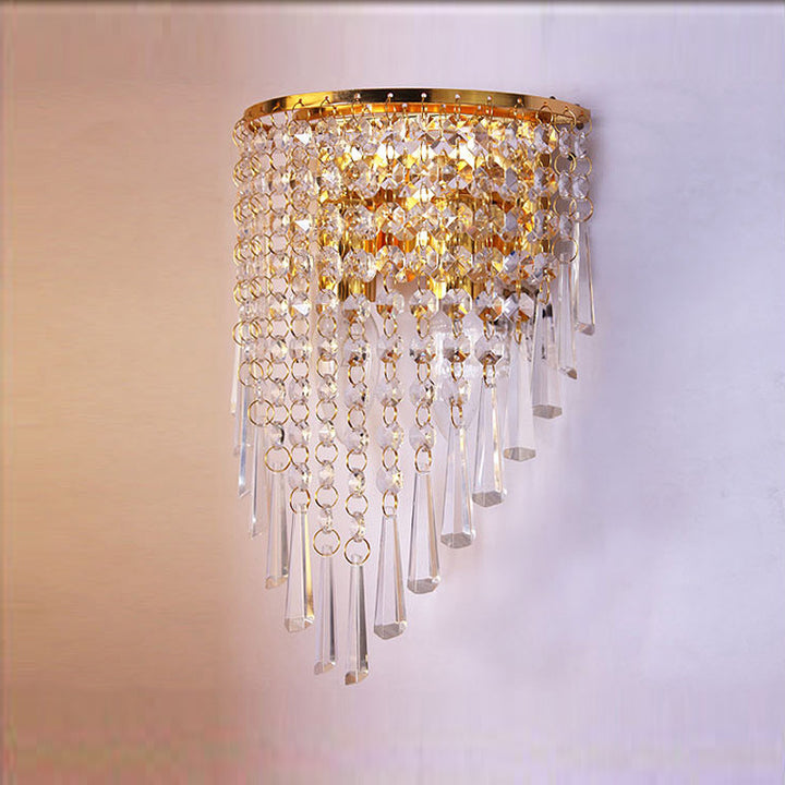Glamorous Crystal Wall Sconce