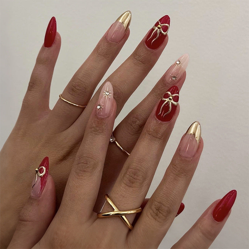 Creative artistic nail design with stylish motifs Kalsten
