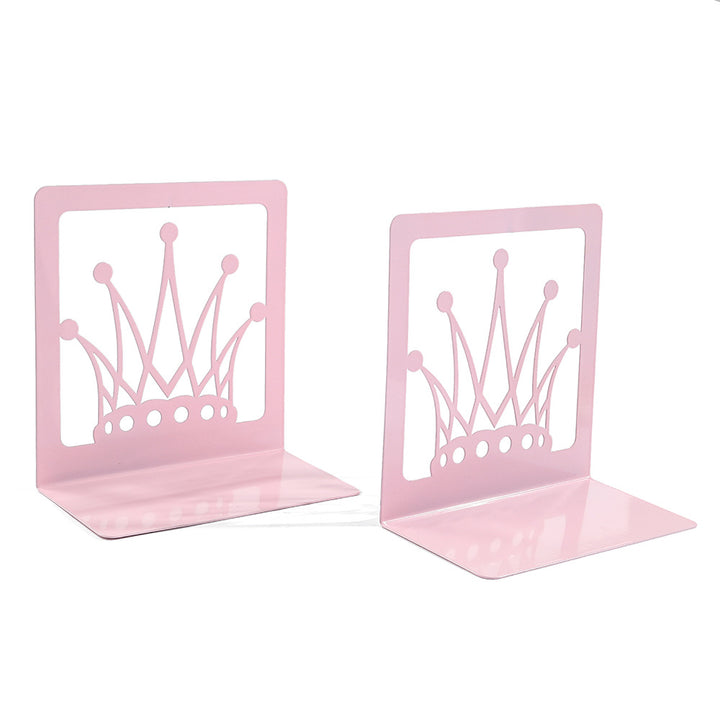 Crown-Themed Decorative Bookends