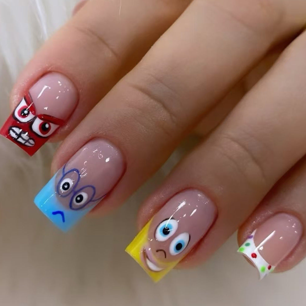 Creative Cartoon-Themed Press-On Nails Kalsten