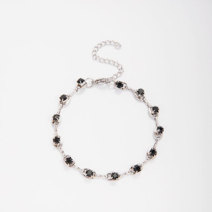 Elegant Gemstone Accent Link Bracelet Kalsten