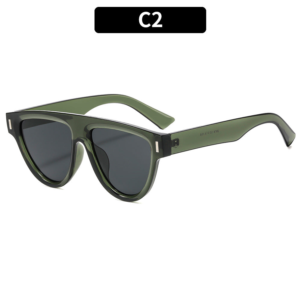 Fashionable Geometric Cat-Eye Sunglasses