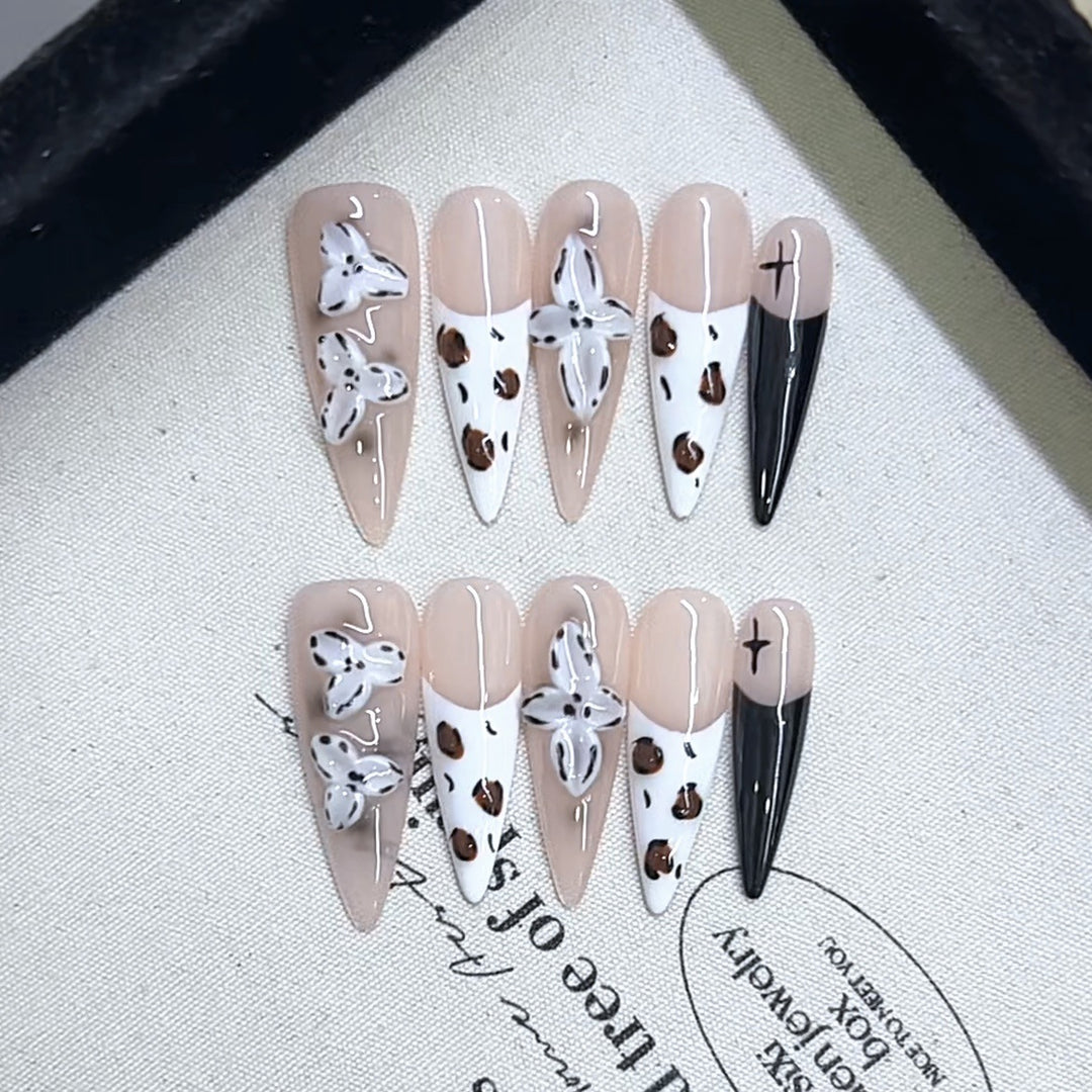 Artistic Press-On Nail Design Set Kalsten