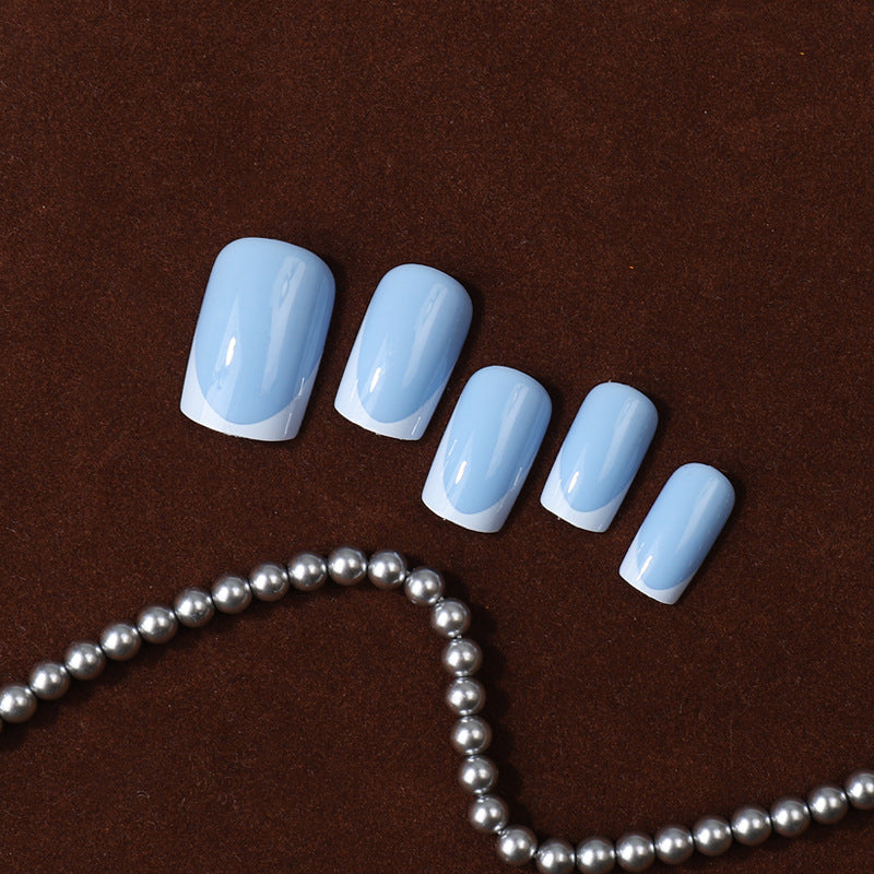 Premium French Tip Press-On Nail Set Kalsten