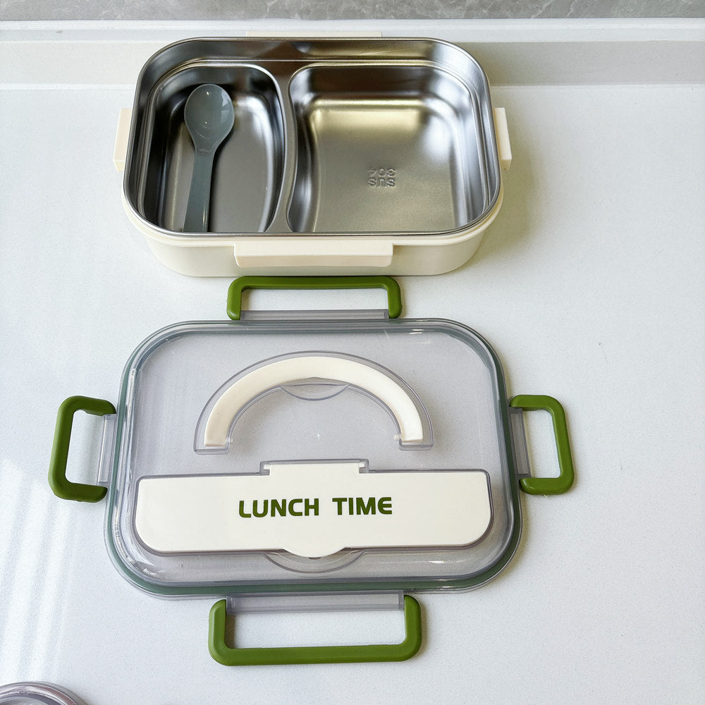 Multi-Compartment Stainless Steel Meal Prep Box