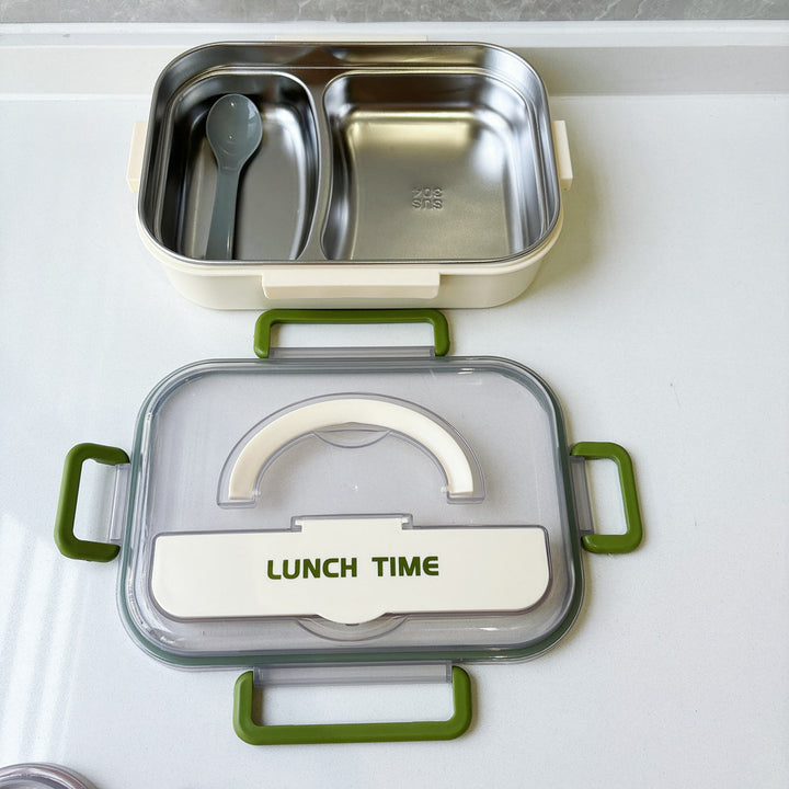 Multi-Compartment Stainless Steel Meal Prep Box
