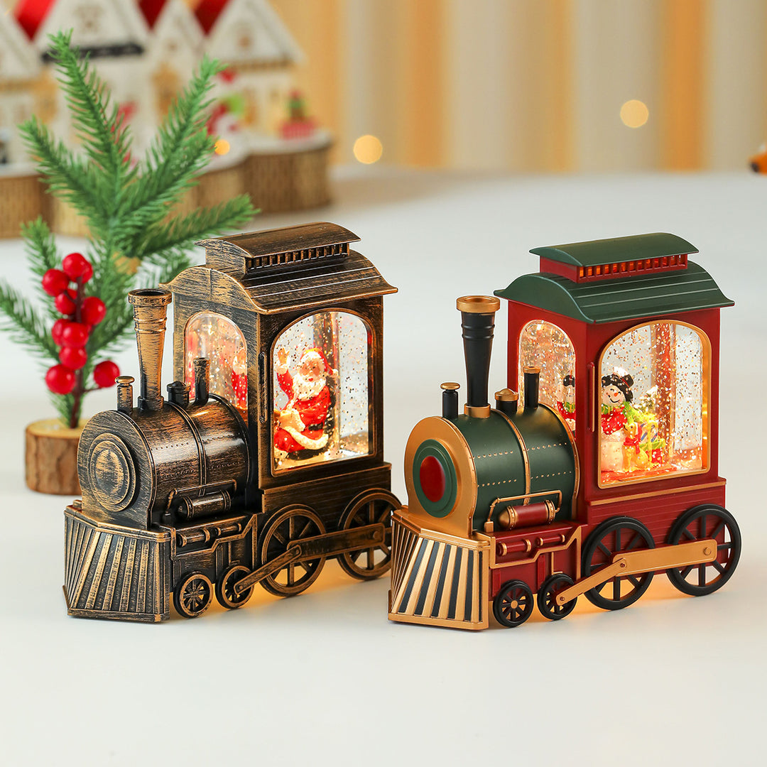 Decorative LED Christmas Train Figurine Kalsten