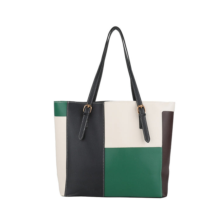 Stylish Color Block Tote Bag Kalsten