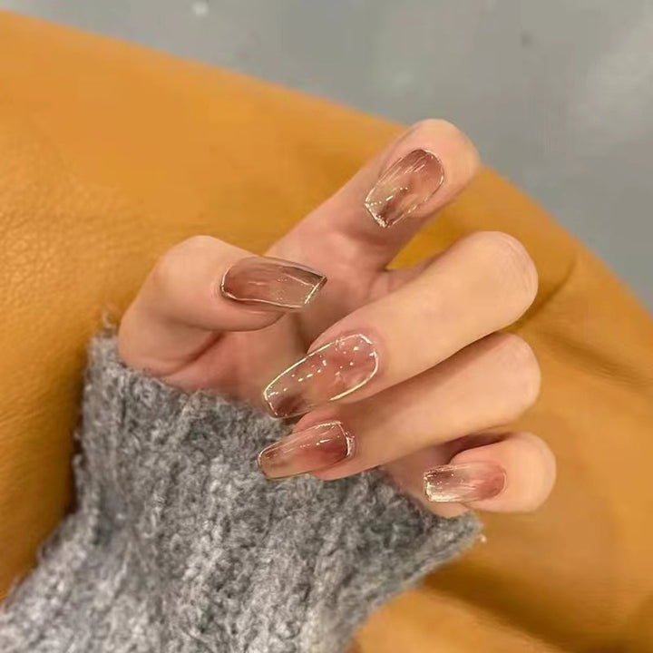 Glossy Acrylic Press-On Nail Extensions Kalsten