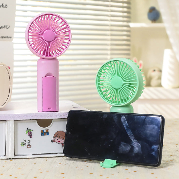 Women portable mini hand fan with USB charging function and ergonomic design Kalsten