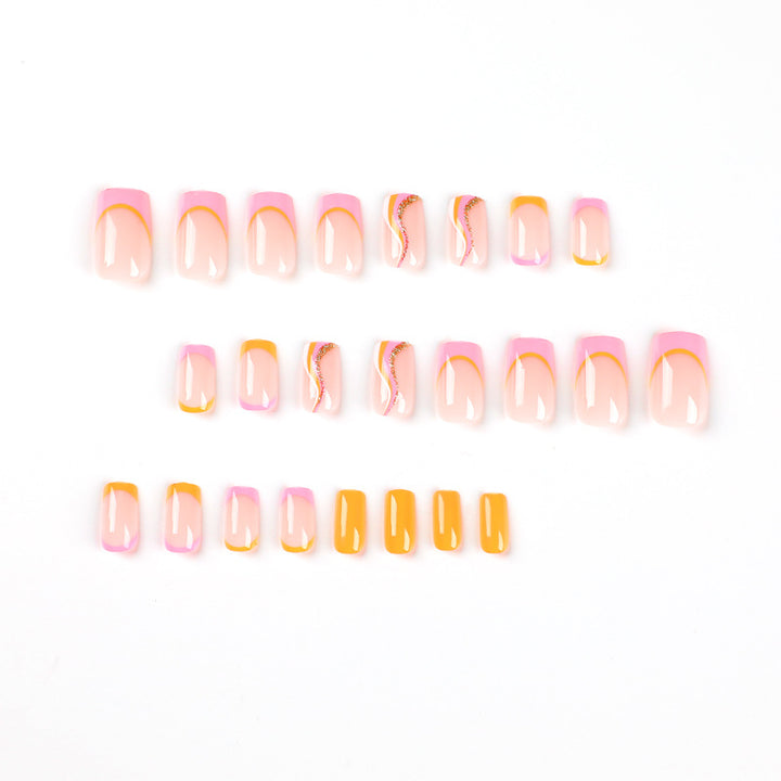 Artificial Nail Art with Trendy Gradient Kalsten