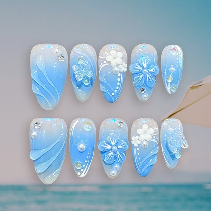 Creative nail art set with maritime accents Kalsten