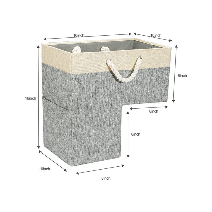 Multifunctional storage basket with handles Kalsten