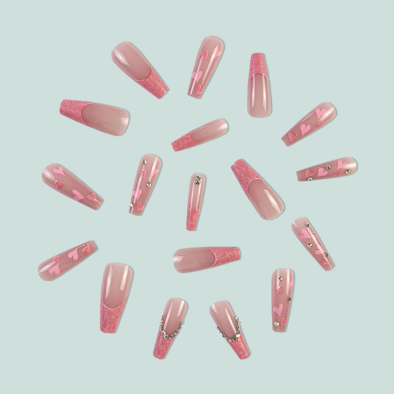 Playful heart nail art Kalsten