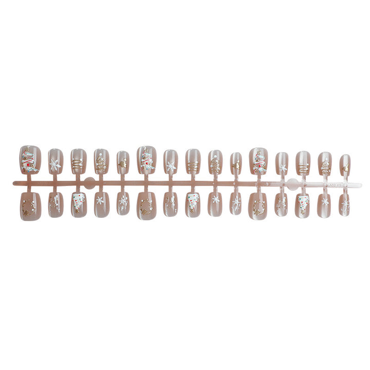 Elegant Artistic Press-On Nail Art Set