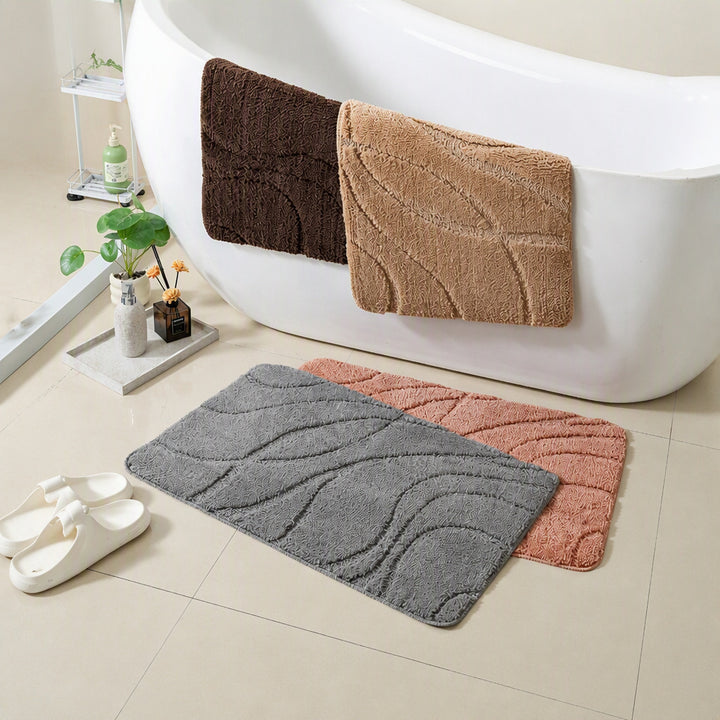 Luxurious Textured Bath Mat Kalsten