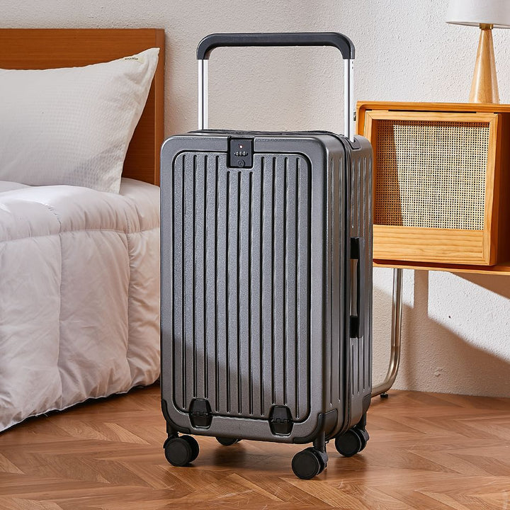 Compact Hard Shell Suitcase with 360-Degree Spinner Wheels