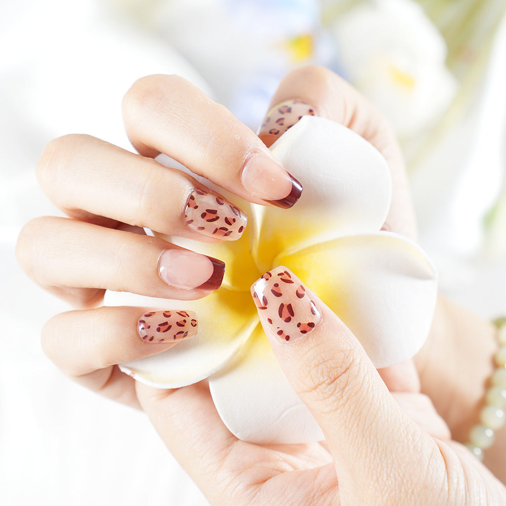 Trendy Animal Print Press-On Nail Set Kalsten