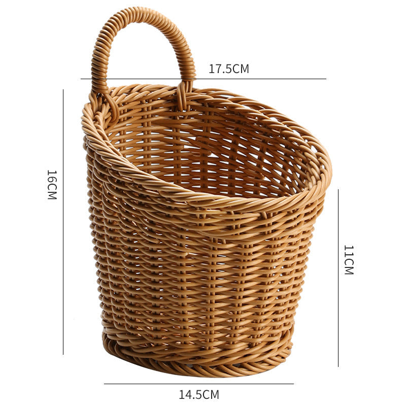 Handcrafted Wicker Storage Basket Kalsten