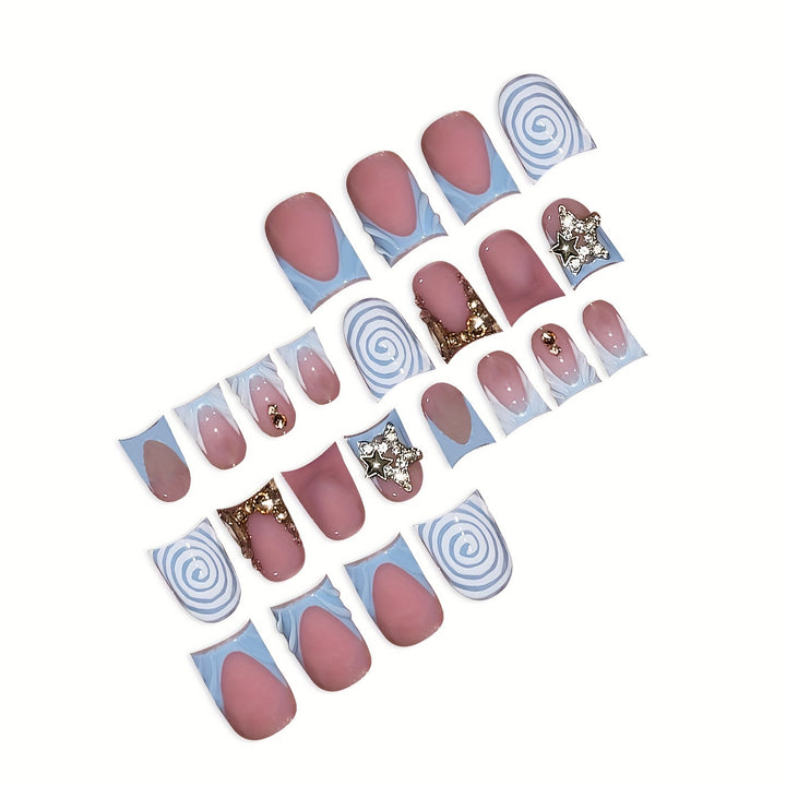 Decorative Press-On Nail Art Set Kalsten