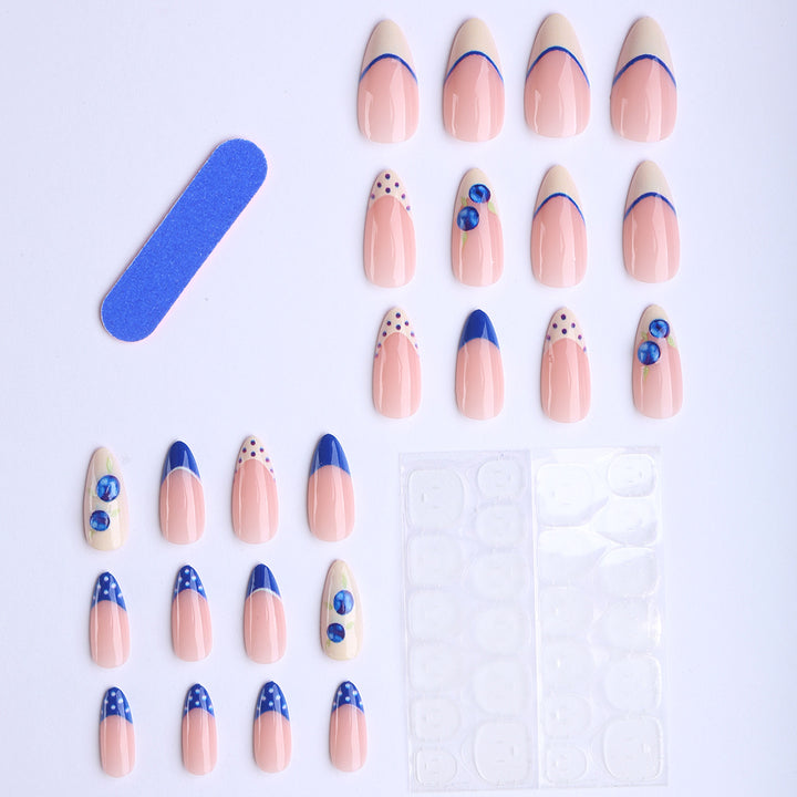 Artificial Nails with Artistic Accents Kalsten