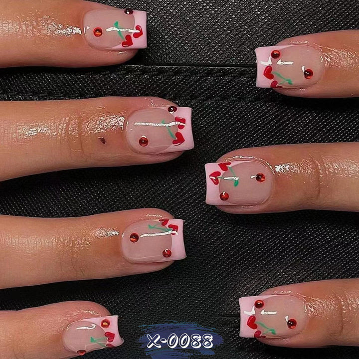 Cherry-Themed Nail Art Kit