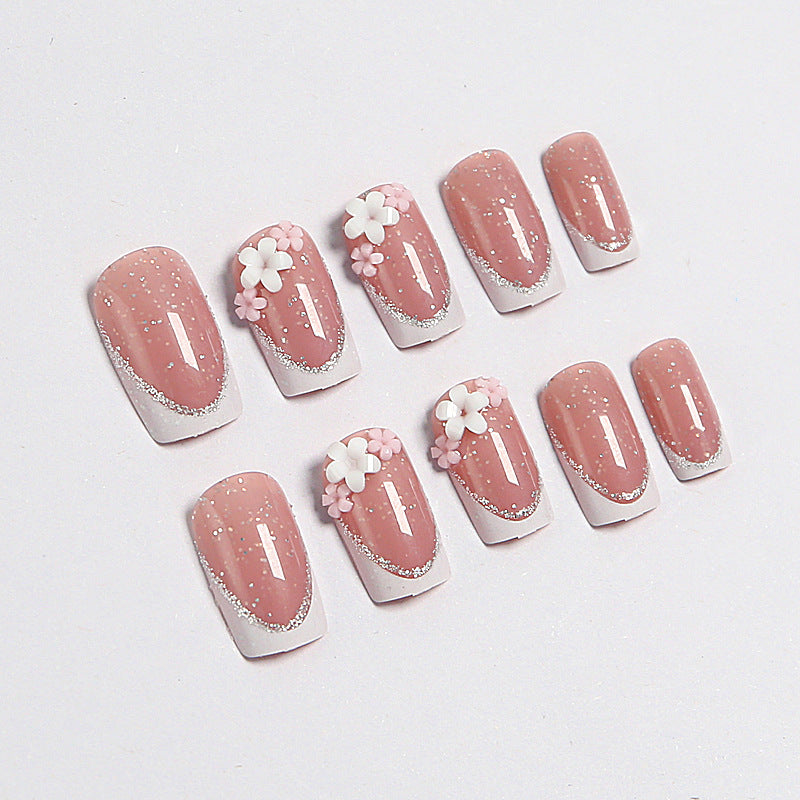 Decorative Floral Nail Art Extensions Kalsten