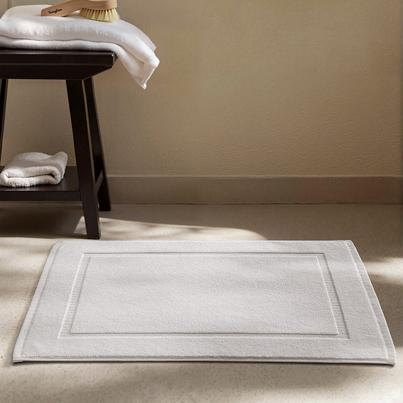 Soft Textured Round Bath Mat Kalsten