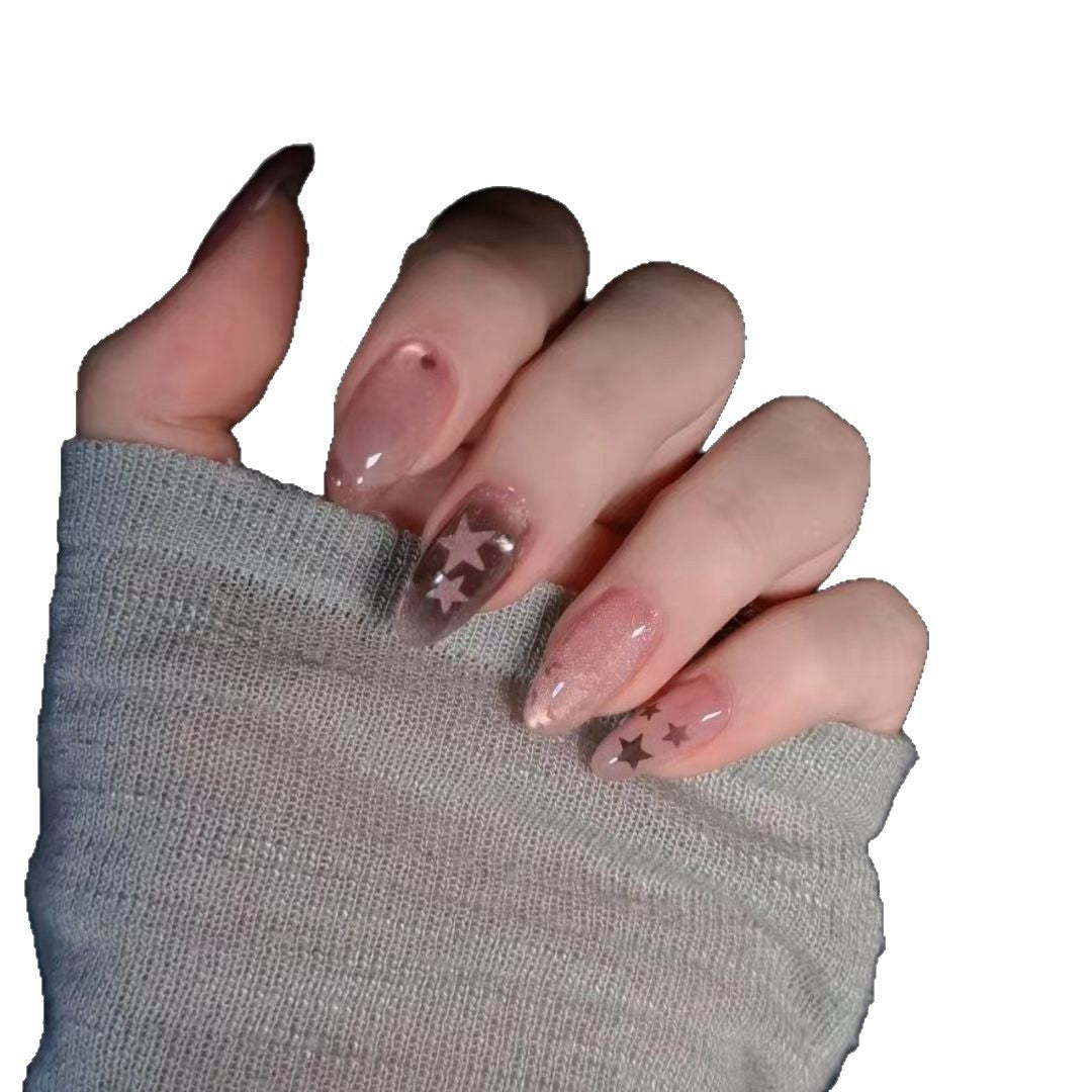 Starry Glitter Press-On Nail Set Kalsten