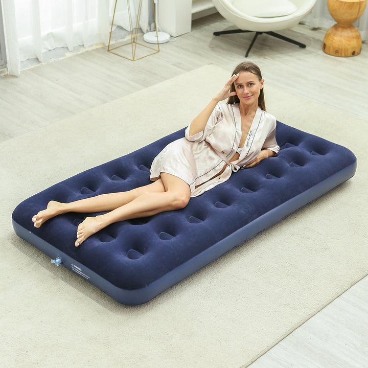 Women's Inflatable Luxury Air Mattress with Soft Velour Surface Kalsten
