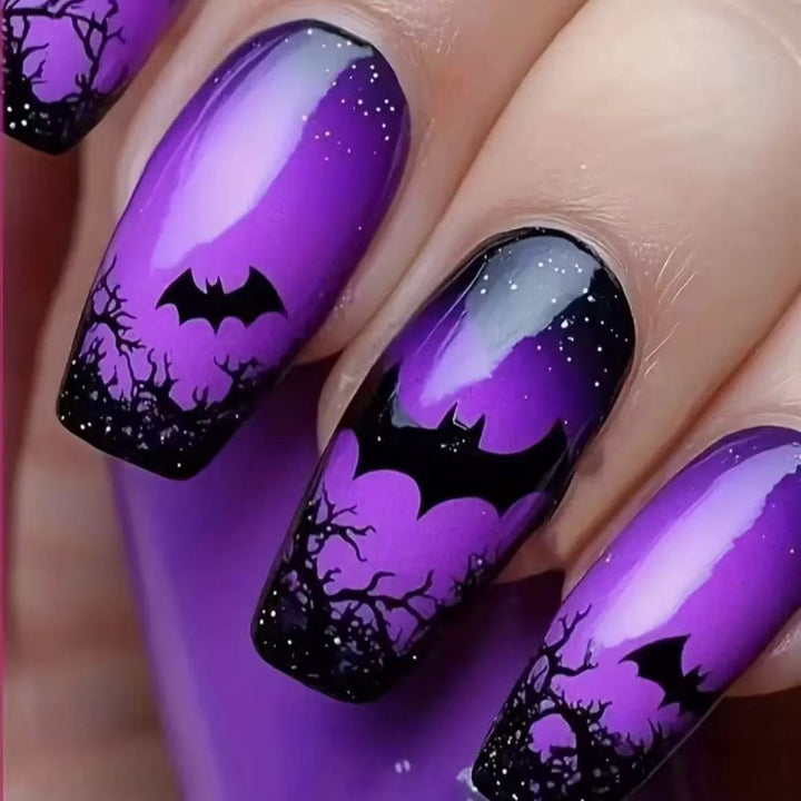Acrylic nail set with Halloween motif Kalsten