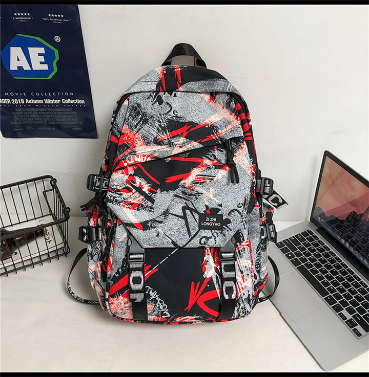 Artistic Graphic Print Backpack Kalsten 1790951131