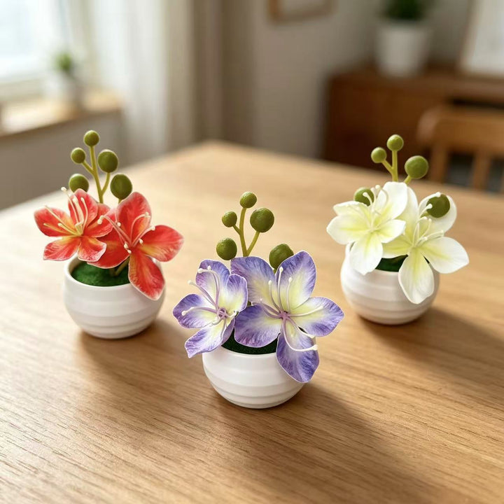 Lifelike Floral Centerpiece for Home Decor Display