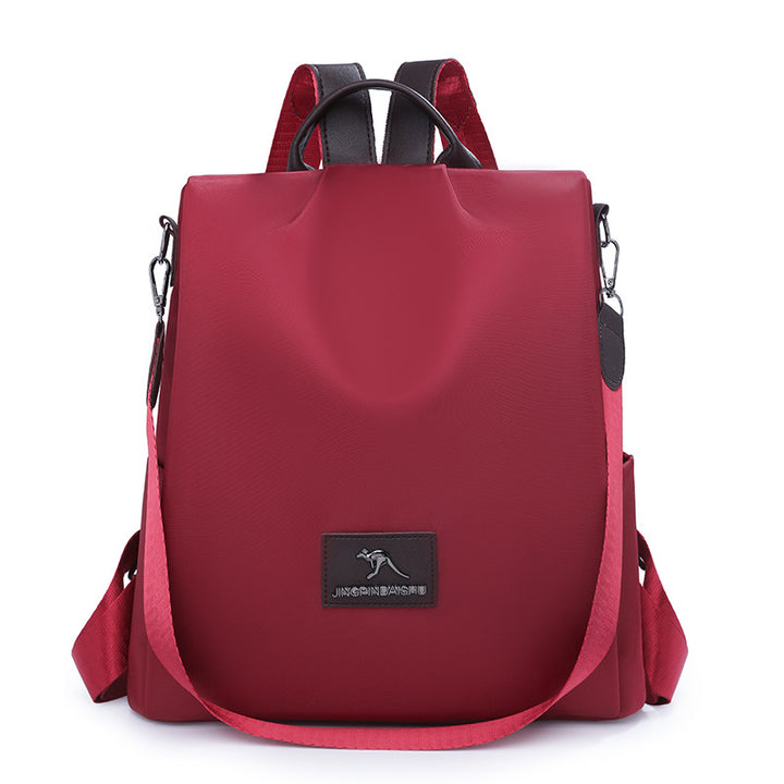 Multi-Functional Leather Backpack