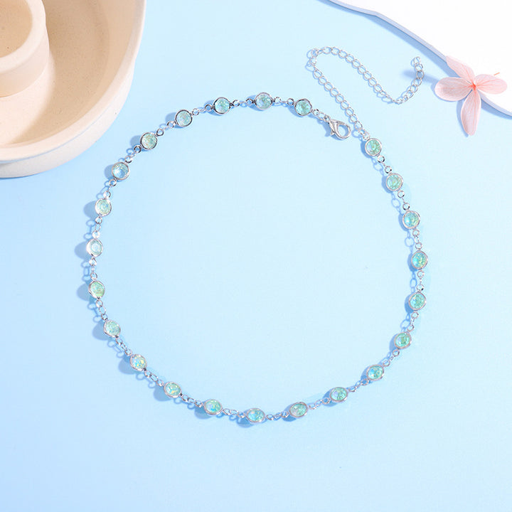 Sparkling Crystal Choker Necklace Kalsten