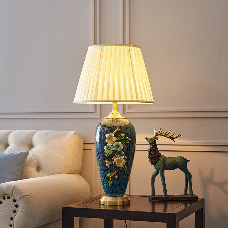 Ornate Floral Table Lamp