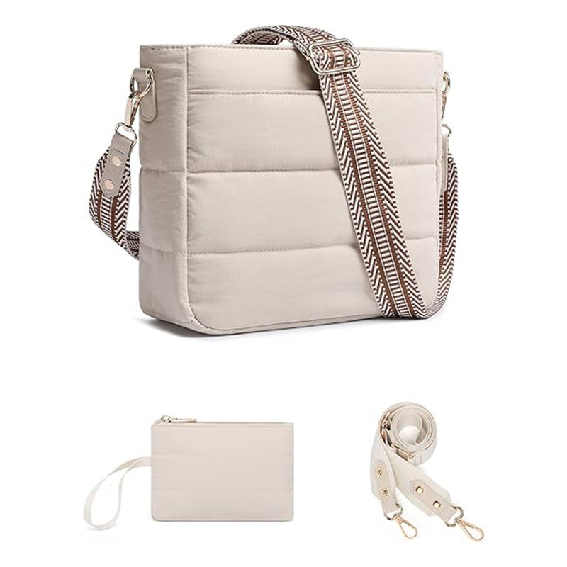Fashionable shoulder bag with removable card case Kalsten