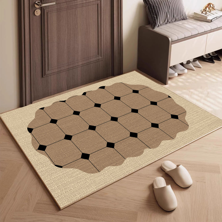Geometric Pattern Entryway Mat