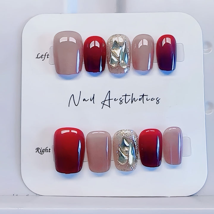 Elegant Press-On Nail Design Kalsten