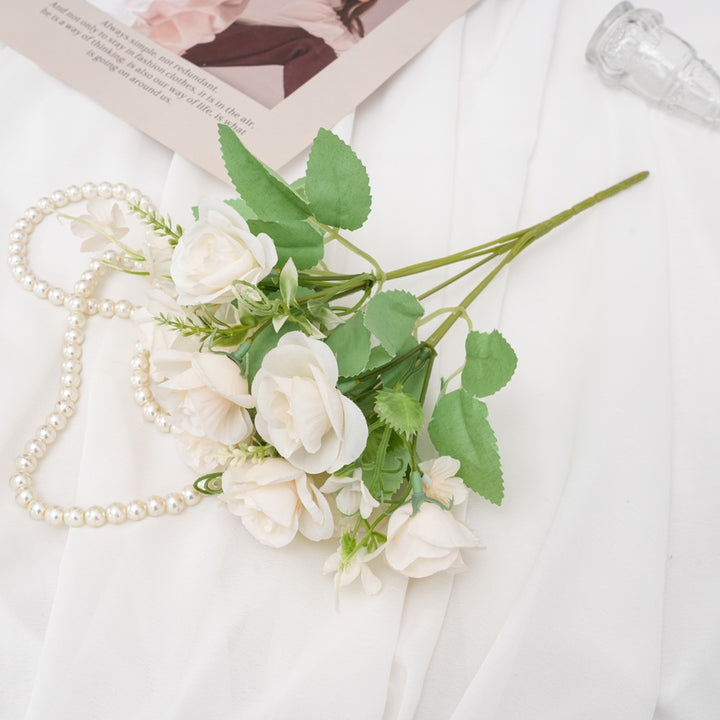Realistic Faux Flower Bouquet
