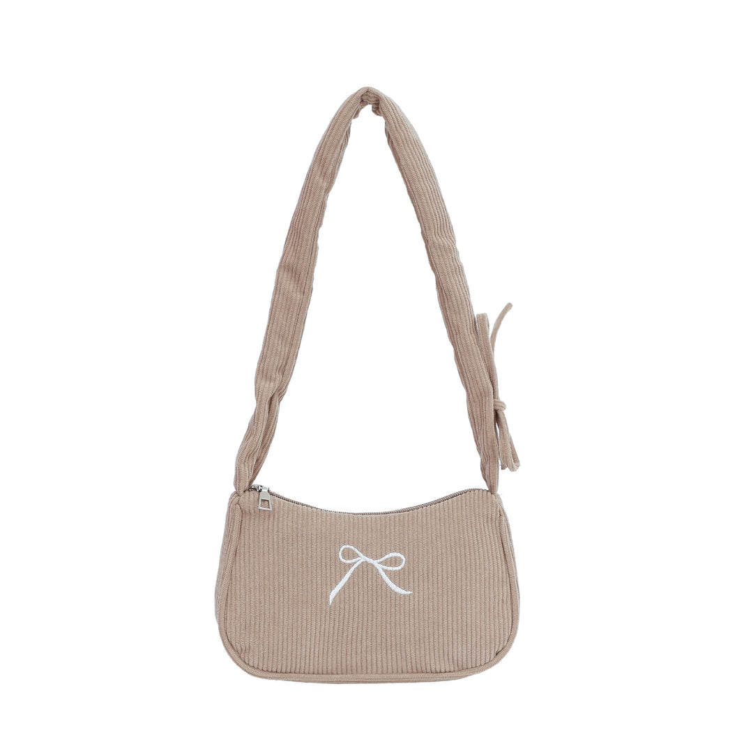 WoElegant Textured Corduroy Crossbody Bag Kalsten