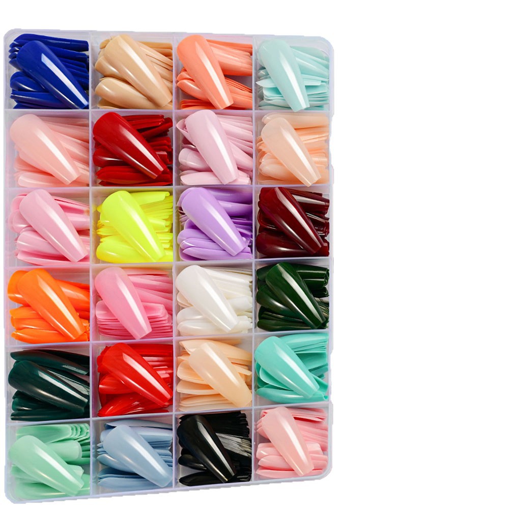 Elegant Long-Style False Nail Tips Kalsten